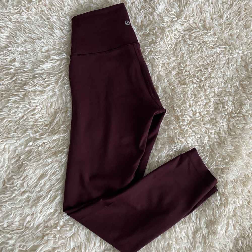 lululemon wunder train HR 25” - cassis